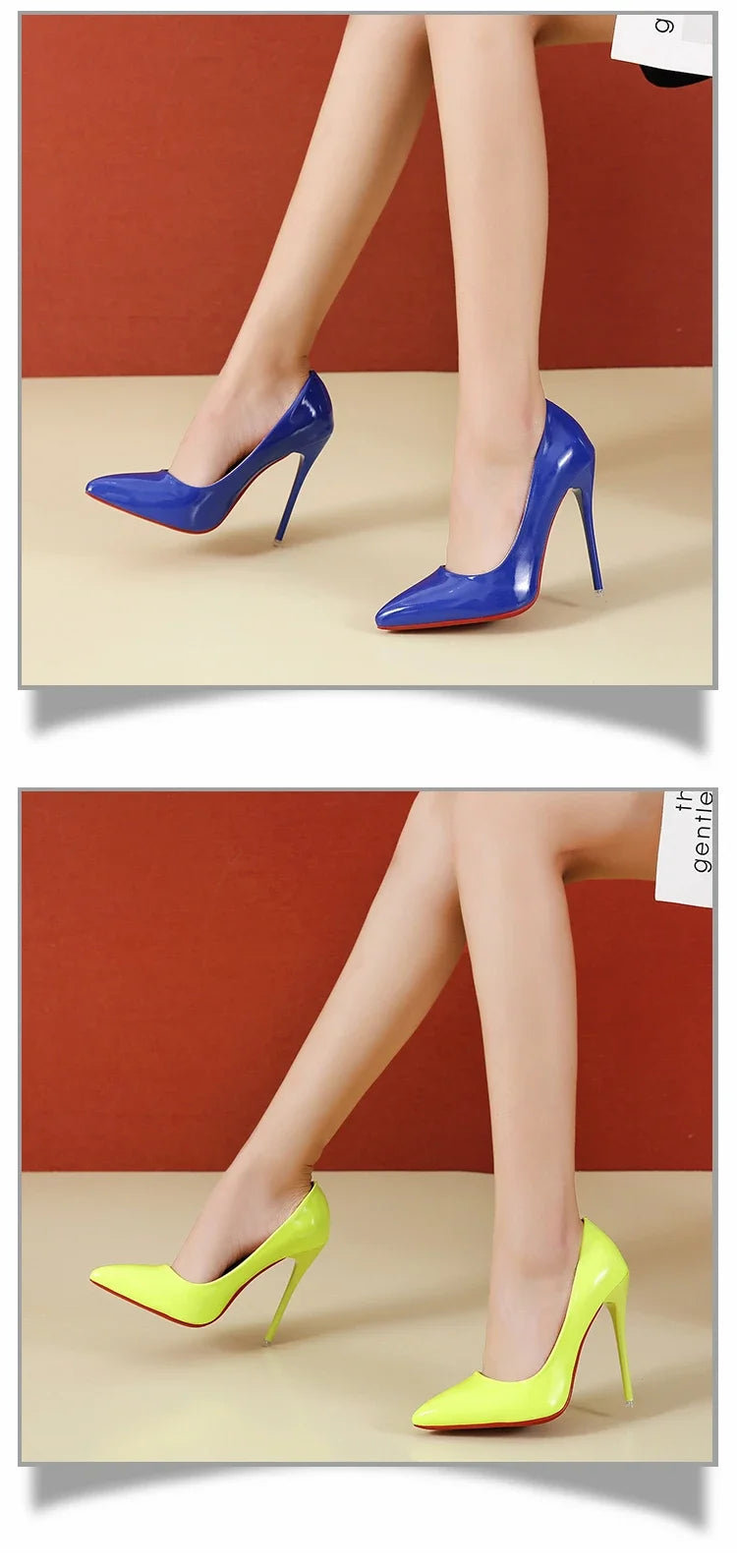 2026 Women Shoes Red High Heels Sexy Pointed Toe 12cm Pumps Wedding Dress Shoes Nude Black Color Red Rubber Bottom High Heels