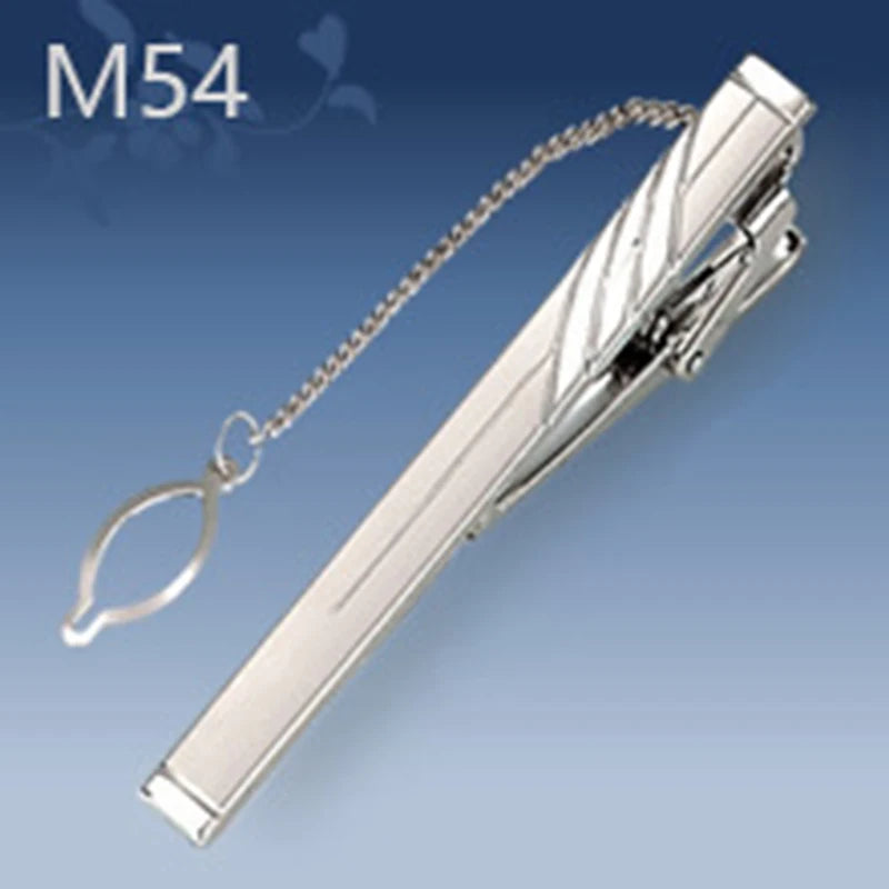 New Tie Clip Fashion Style 1PC Necktie Men Metal Simple Bar Clasp Practical Bowtie Clasp Tie Pin For Mens Gift Accessories