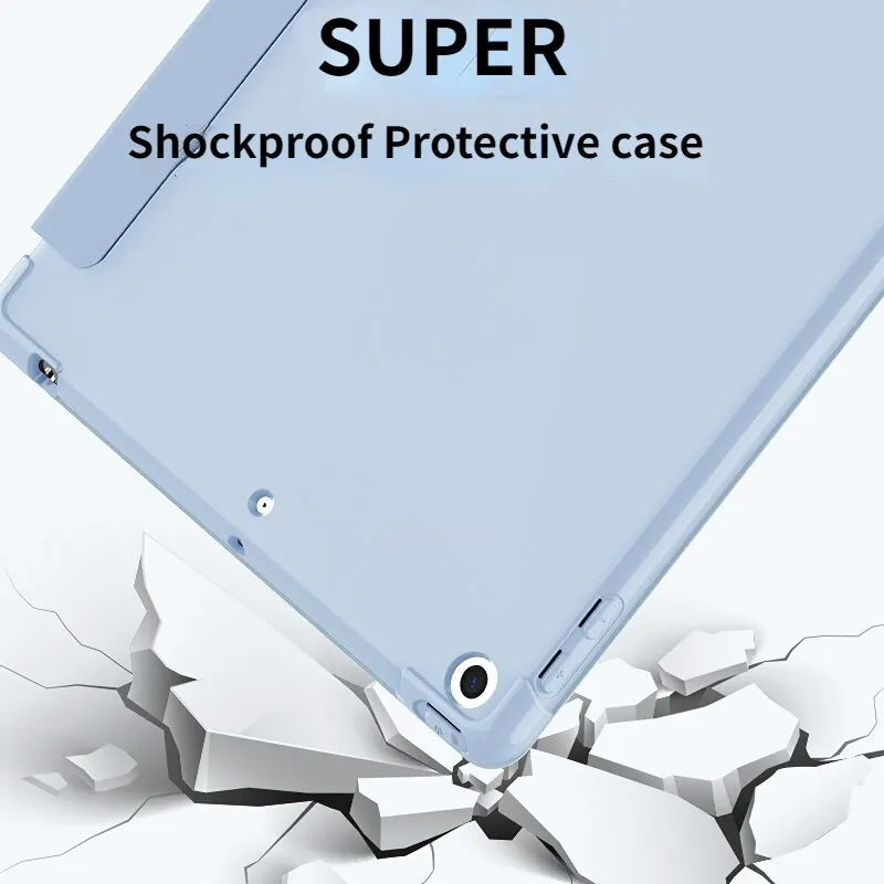 Pencil Holder Case for ipad 10th Gen 10.9 2024 2025 A16 11th Air13 M3 M2 Air4 5 6 10.9 Pro11 M4 M2 7 8 9th 10.2 Pro12.9 5th 6th