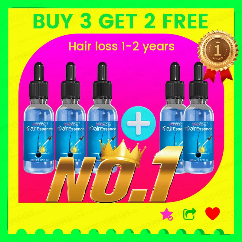 2026 Hair Serum: Repairs hair follicles/Strengthens hair roots/Regulates sebum secretion.