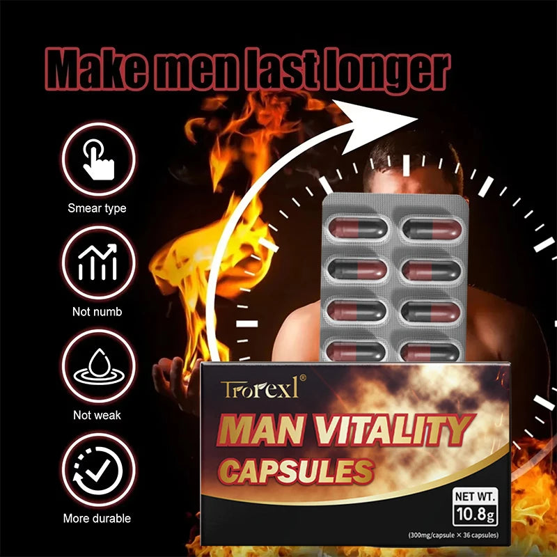 Powerful High Purity Epimedium Supplements Natural Enhance Energy & Endurance, Muscle Growth Pill