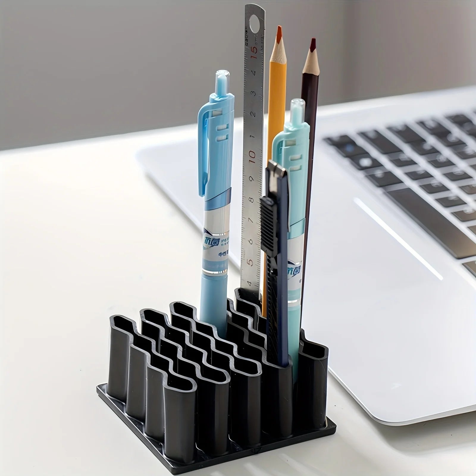 1pc 32-Slot Ointment Organizer | Medicine Storage Compartments, Multi-Use Holder for Medicine Cabinet Wall, Countertop, Vanity