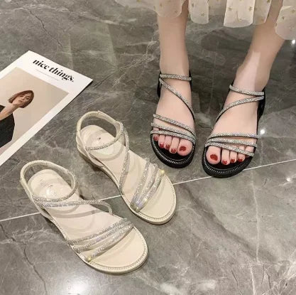 New Women's Shoes: Fashionable, Casual, and Versatile Flat Sandals