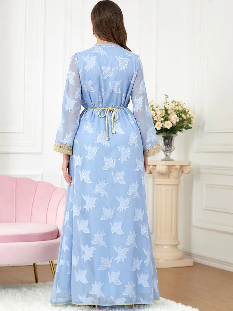 Abaya Dubai Muslim Dress Luxury Ramadan Kaftan Islam Kimono Robe Women Caftan Marocain Maxi Party Dresses 2023 Abayas Femme