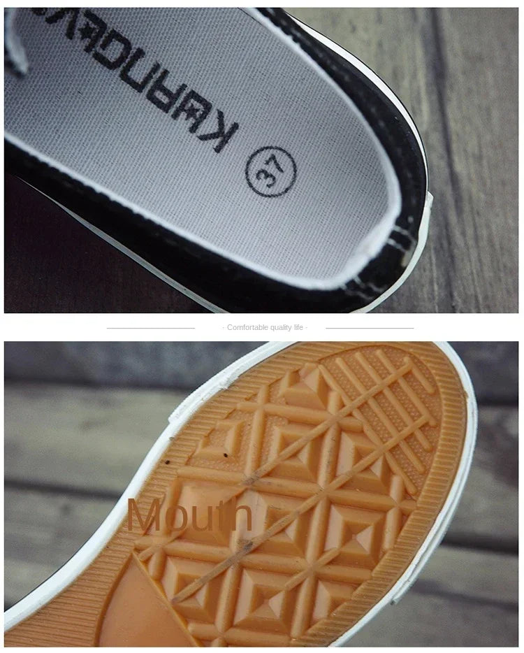 2025 Men Canvas Shoes Lace-up Athletic Leisure Sneaker Fashion Breathable High Top Canvas Vulcanized Shoes Zapatos De Hombre
