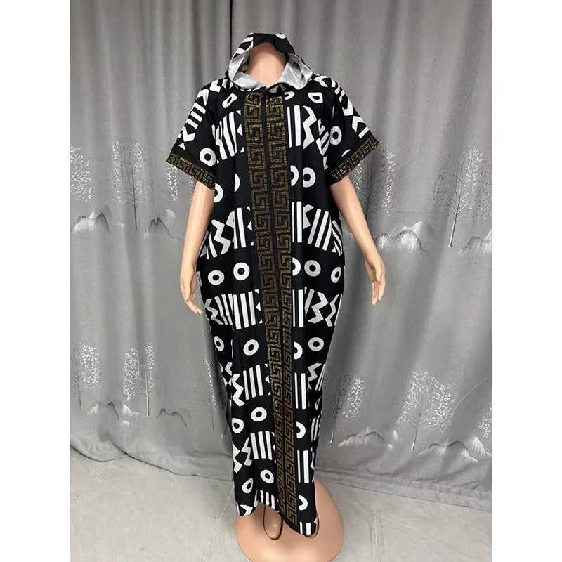 African Dresses For Women Muslim Fashion Abayas Boubou Dashiki Ankara Outfits Evening Gown Dubai Kaftan Abaya Robe Marocaine
