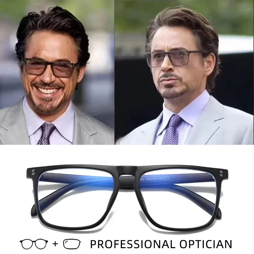 CLLOIO New Style Men Reading Glasses Women Fashion Anti Blue Ray Myopia Glasses Customizable Prescription Optical Eyewear Frames