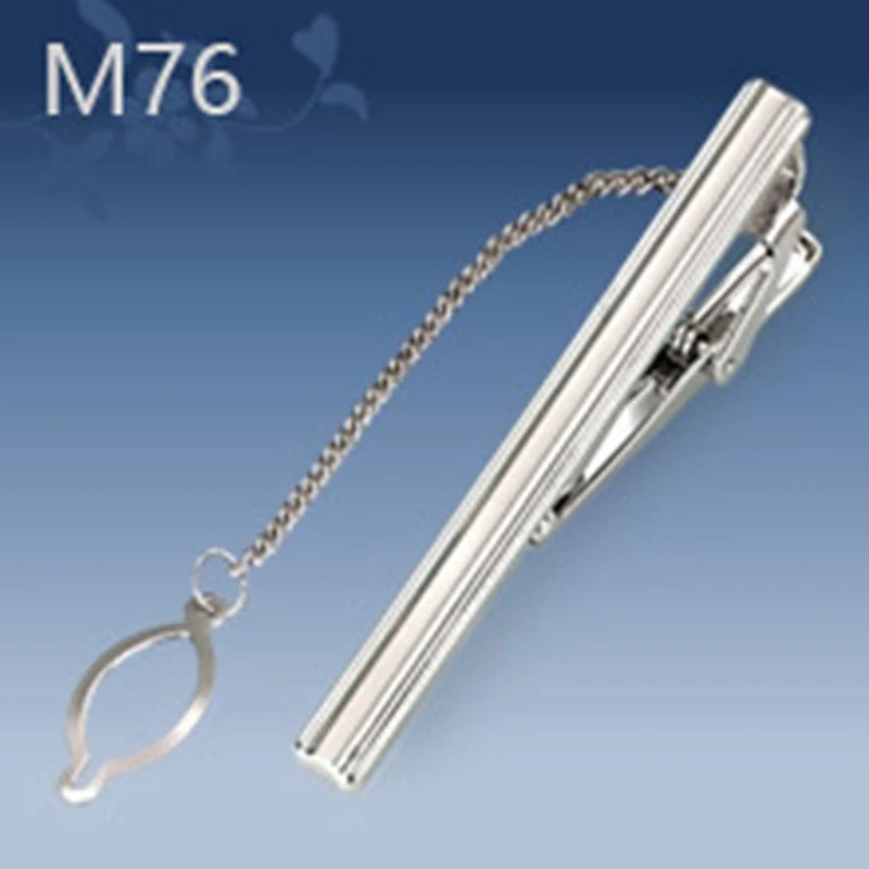 New Tie Clip Fashion Style 1PC Necktie Men Metal Simple Bar Clasp Practical Bowtie Clasp Tie Pin For Mens Gift Accessories