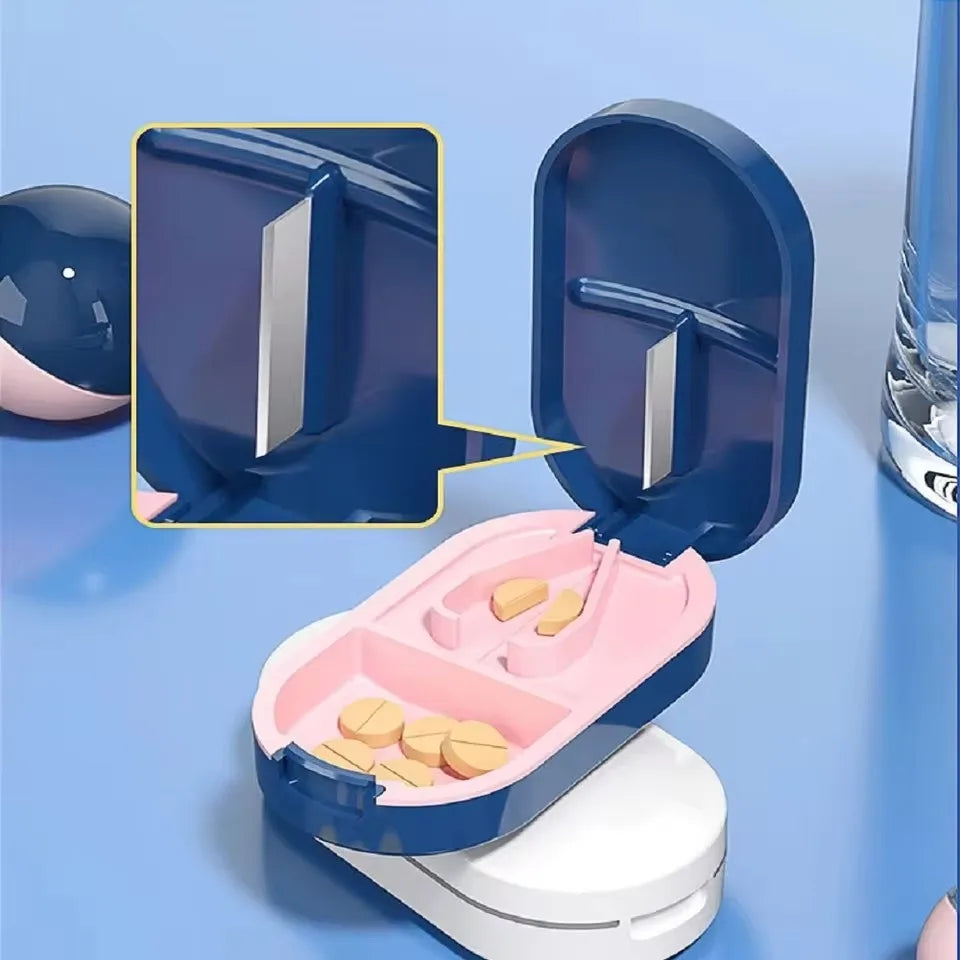 10 Compartments Travel Pill Organizer Pocket Portable Pill Storage Box Case Daily Pill Container or Purse Fish Oil Medicine