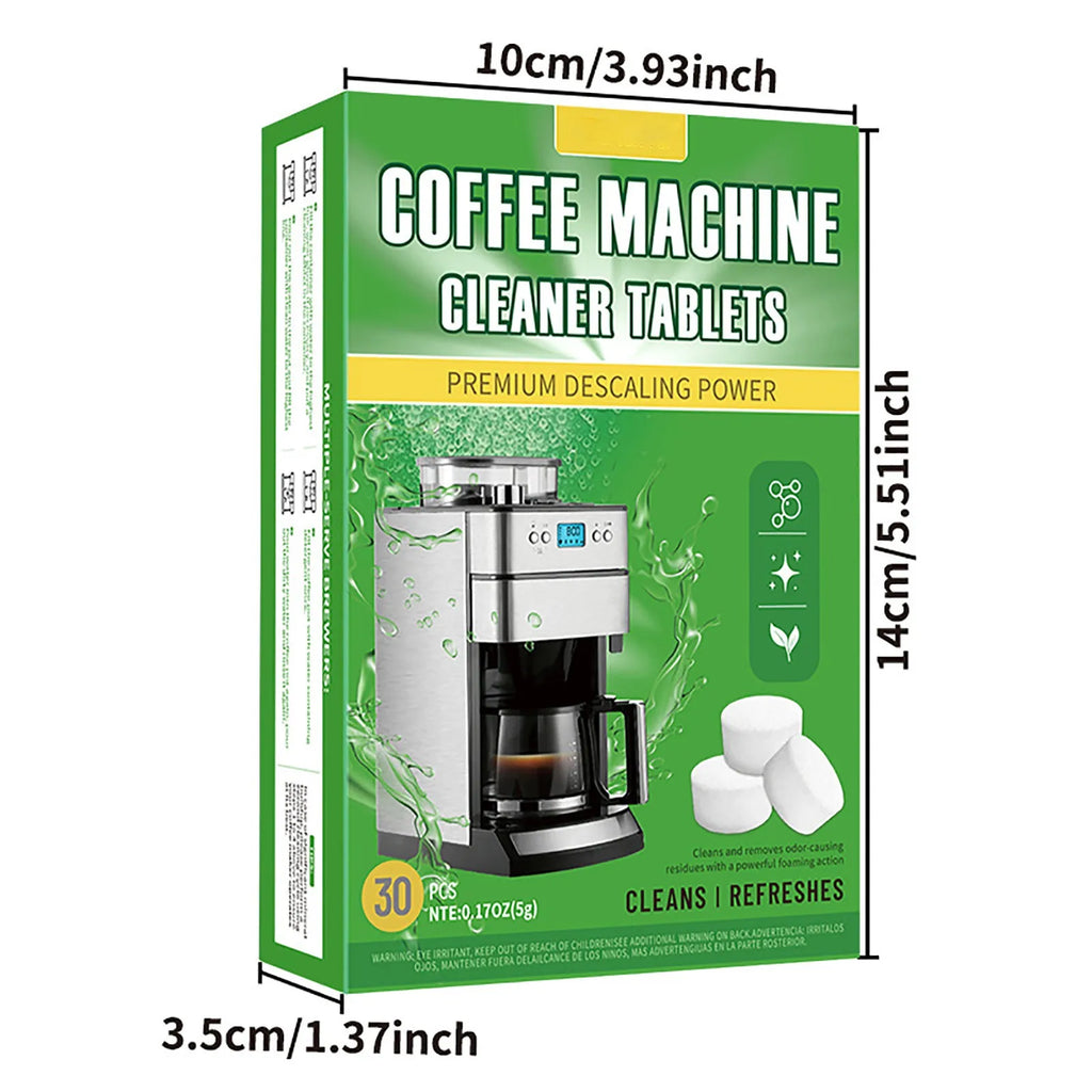Coffee Machine Cleaning Tablet Effervescent Tablet Descaling Agent Get Ultimate Cleaning All-Purpose Cleaner Kitchen Accessories