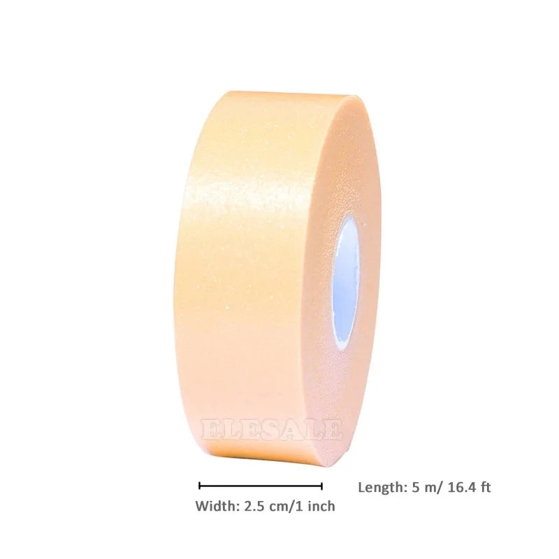 1-Roll 2.5cm*5m Wear-Resistant Bandage Elastic Waterproof Foam Tape Dressing Sports Sprain Treatment First Aid Kit Sticker Wound