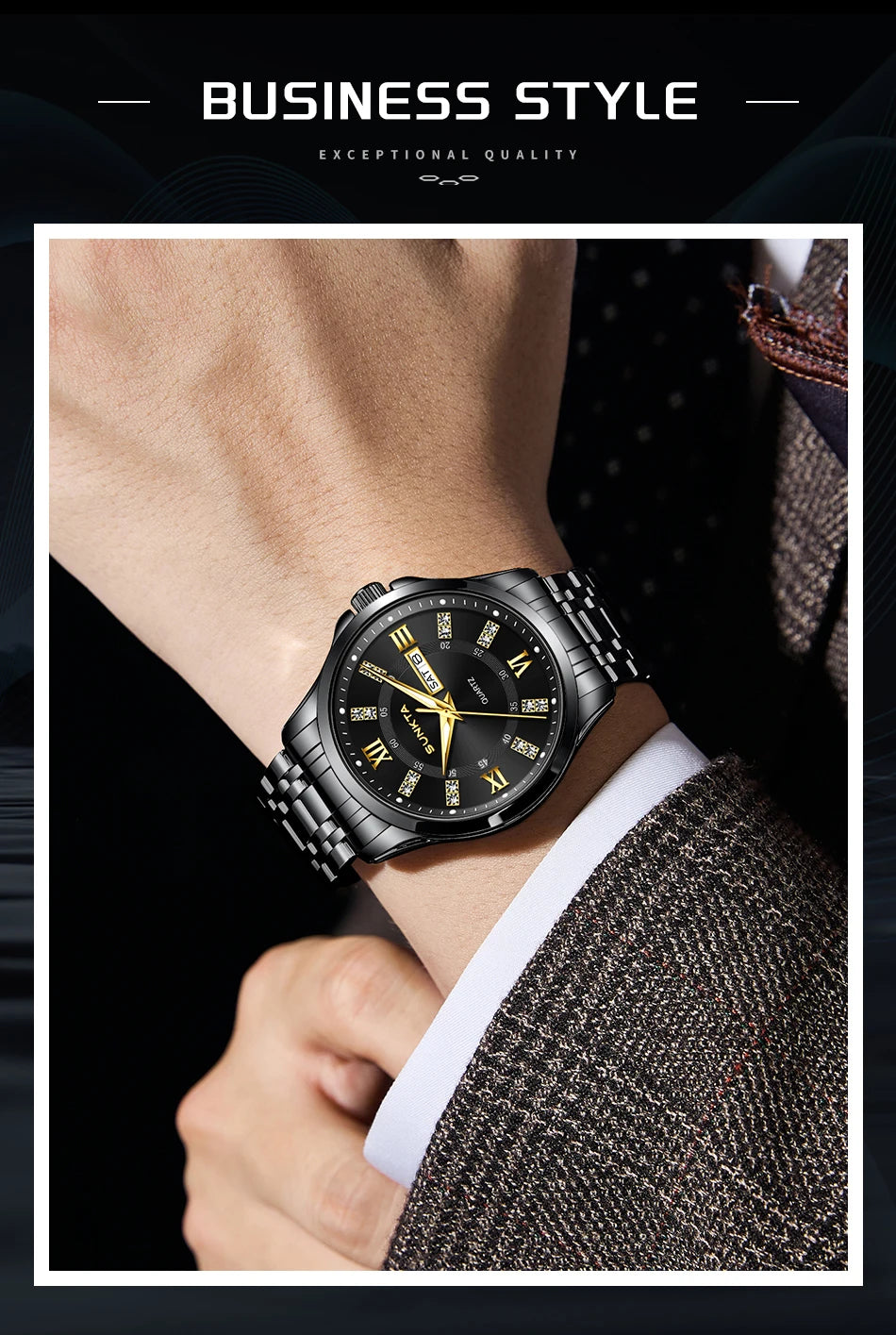 LIGE Men's Watches Top Brand Casual Original Wristwatch Waterproof Stainless Steel Scratch-Resistant Mirror Watch for Man Reloj