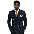 Business Men's Suit 2-piece Double-breasted Blazer Pants Wedding Groom's Tuxedo Gentleman's Evening Dress Tailor-made Mens Suits