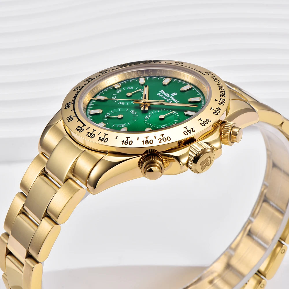 Men's watches top brand luxury mechanical watches men's Rollstimi137 luminous 30 meters waterproof stainless steel men's watches
