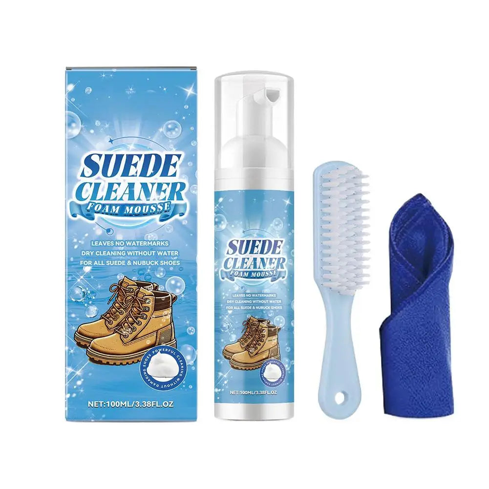Cleaning Dirt Suede Cleaner Set Gentle Non-damaging Resists Fading Deformation Cleaner Set for All Suede Products Cleaner Set