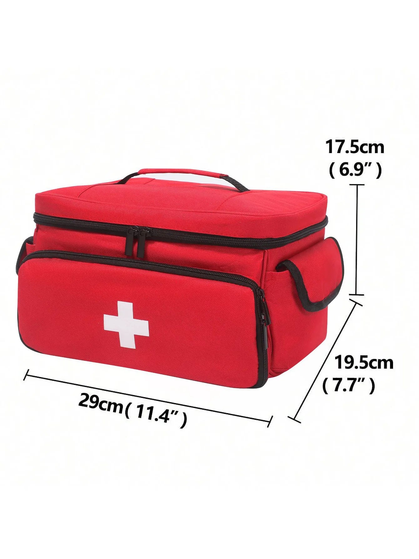Multifunctional Medical Organizer - Portable First Aid Kit with Large Capacity for Home, Travel & Emergencies Medical Supplies