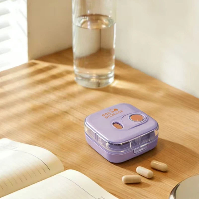 Portable Mini Medicine Organizer Box Daily Three Meals Weekly Seven Days Simple Storage Box for Easy Carry And On-the-Go Use
