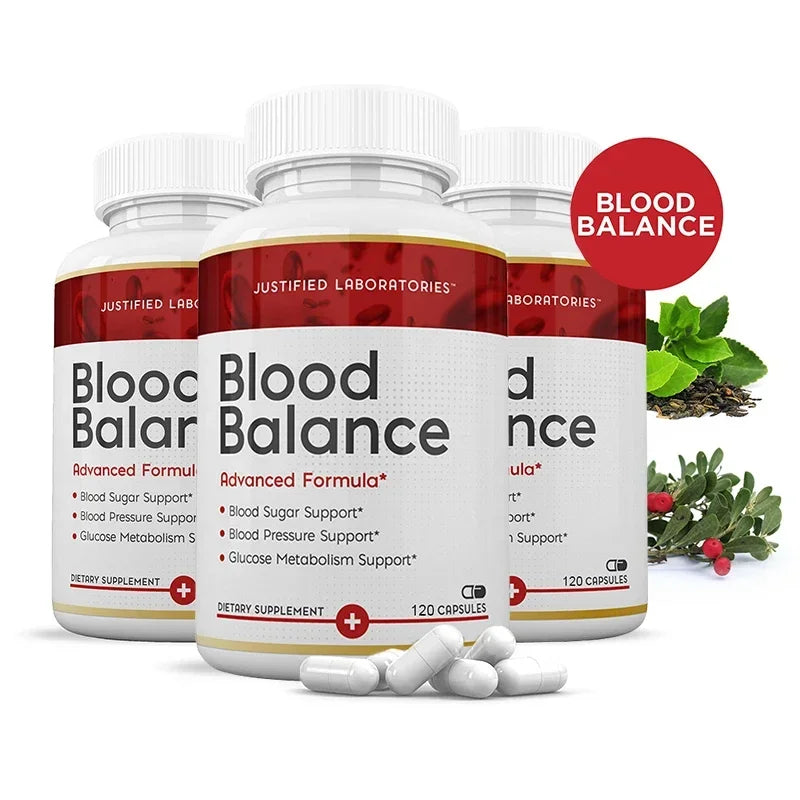 Natural Formula for Blood Balance To Maintain Healthy Levels, Maximum Daily Strength Formula, Vitamin Dietary Supplement