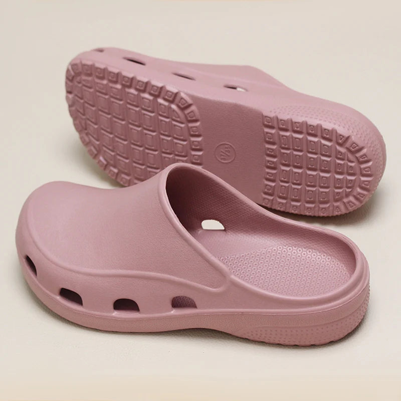 Professional Scrubs Clogs Ultra Light Nurse Work Shoes Anti Slip Pediatric Slippers Breathable Dentist Nursing Shoes 5X03-04