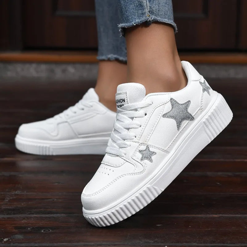 YRZL Unisex Sneakers Non-Slip Platform Shoes Lightweight Walking Shoe Comfortable Women's Casual Vulcanized Shoes Men's Sneakers