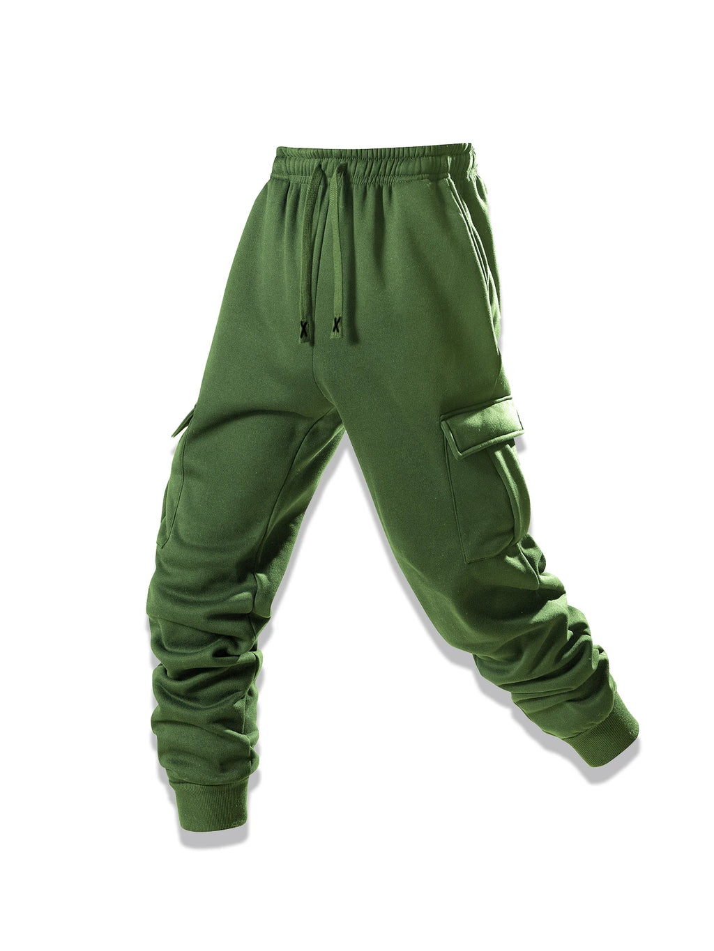 2025 New Men's Joggers Pants Loose Drawstring Long Pants Men Multi-pocket Sweatpants Casual Cargo Trousers For Men Fitness