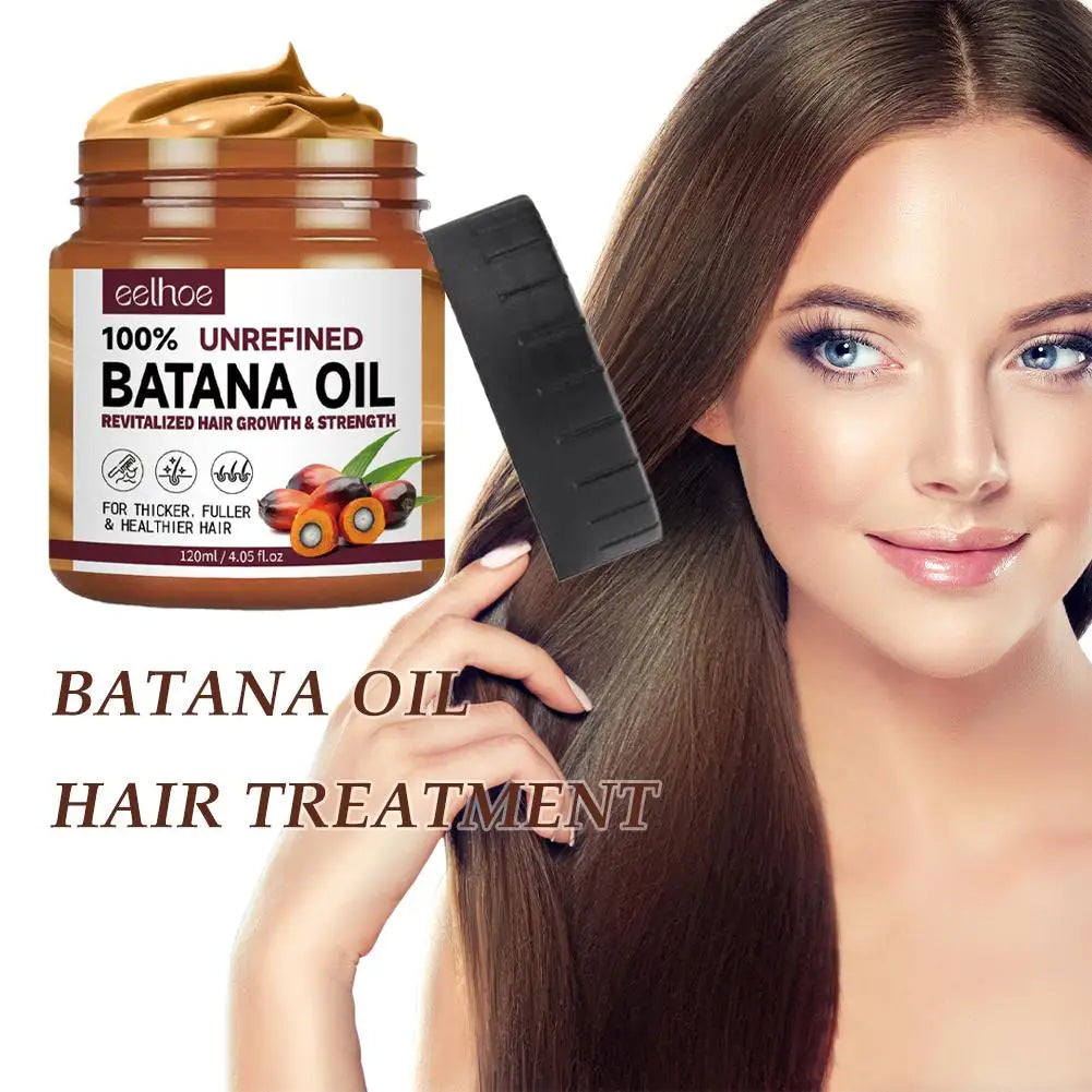 100% Pure Organic Hair Mask Batana Oil Hair Growth Oil Natural Treatment Nourish Reduce Hair Loss Anti-Breakage Hair Conditioner
