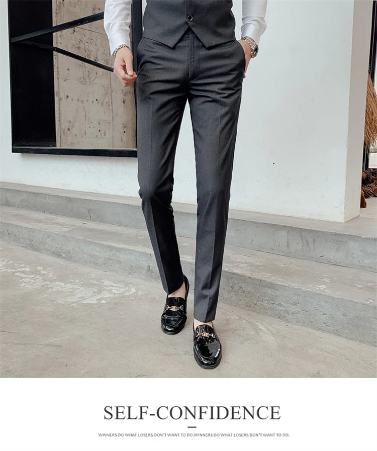 Suits for Men - 3 Pieces - New Fabrics - Fashionable Business Gentleman - Slim Fit - Wedding  Professional Business Formal Dress