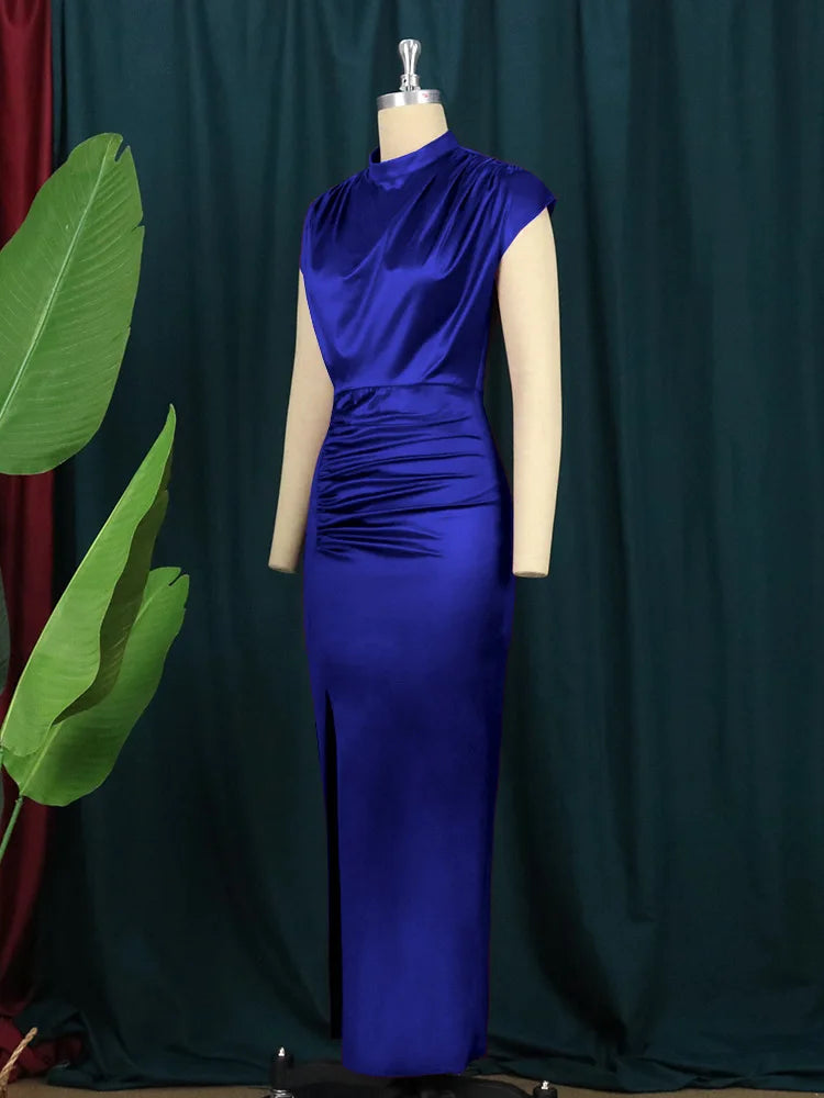 women's casual dresses draped fashion Woman clothes long wedding summer prom female evening dresses elegant party dresses hxy306