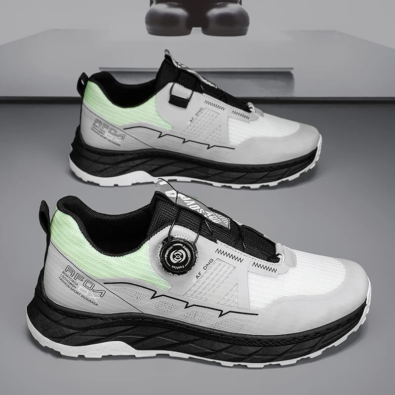 2026 new men's shoes work sports shoes fashionable casual shoes comfortable multi-functional low top shoes outdoor hiking shoes