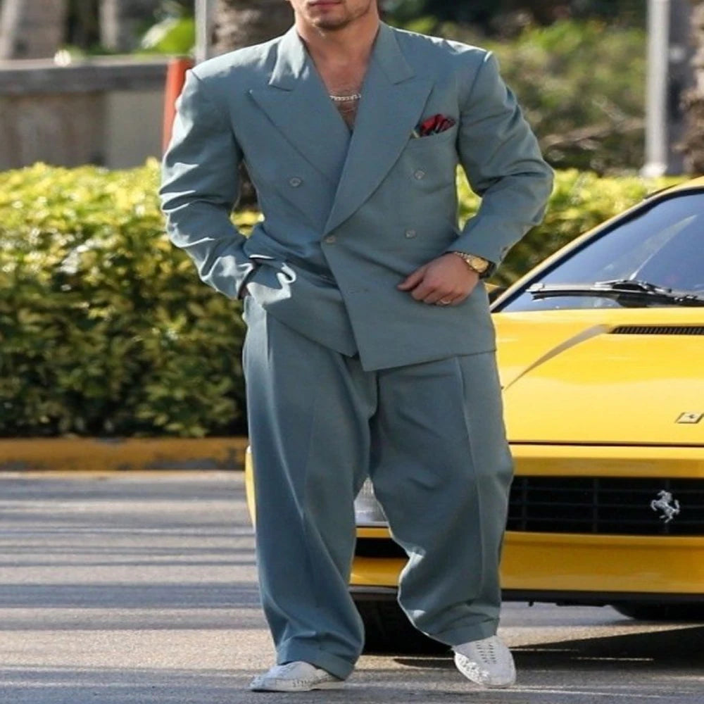 Man Formal Suits for Men Suit Set Wedding Luxury  Fashion Suit Dress  2 Piece Modern Men's Suits