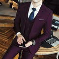 Suits for Men - 3 Pieces - New Fabrics - Fashionable Business Gentleman - Slim Fit - Wedding  Professional Business Formal Dress