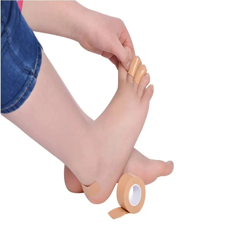 1-Roll 2.5cm*5m Wear-Resistant Bandage Elastic Waterproof Foam Tape Dressing Sports Sprain Treatment First Aid Kit Sticker Wound