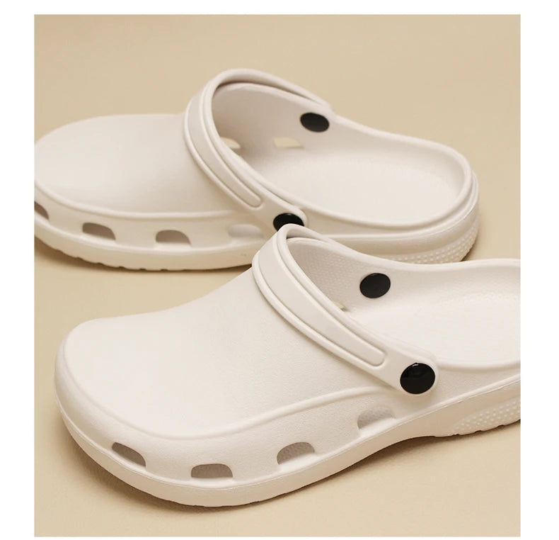 Professional Scrubs Clogs Ultra Light Nurse Work Shoes Anti Slip Pediatric Slippers Breathable Dentist Nursing Shoes 5X03-04