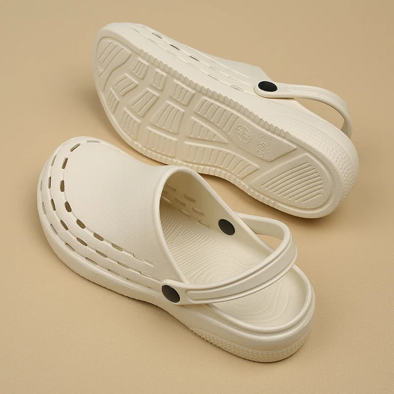Nursing Scrub Clogs Medical Shoes Comfortable Anti-slip for Professionals Breathable Waterproof Hospital Work Clog X08