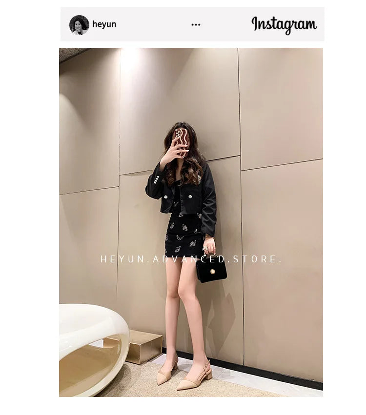 Women Sexy Chunky Heel Shoes Women Summer Pointed Toe Dress Slippers Designer 2025 New Party Pumps Walking Femme Zapatos Slides