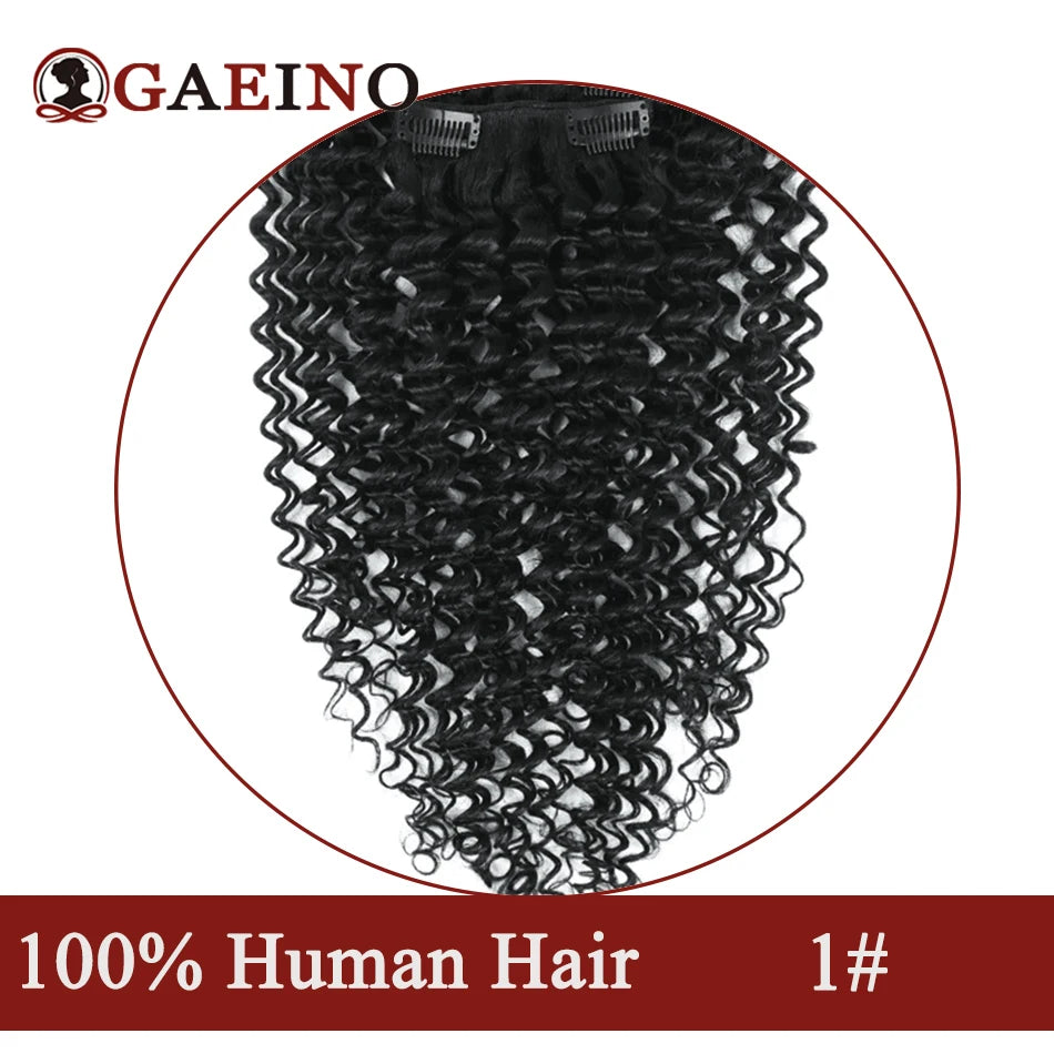 140-160 Grams Kinky Curly Clip In Hair Extensions Human Hair 100% Remy 10Pcs/Set Chestnut Brown & Bronzed Blonde Mix Full Head