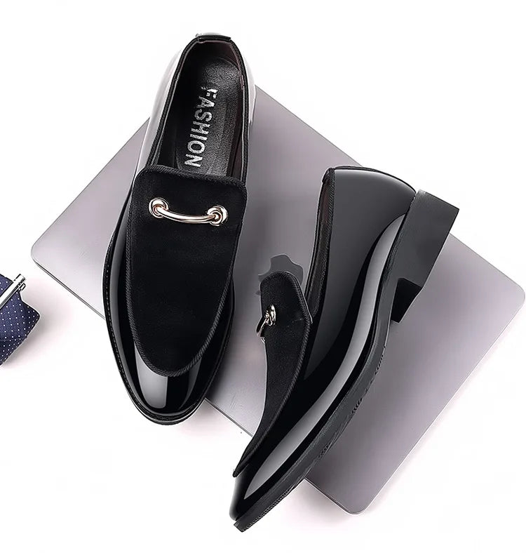Suede Shoes for Men Luxury Designer Men Dress Shoes Fashion  Elegant Wedding Shoes italian style Men Oxford Shoe Big Size 38-48