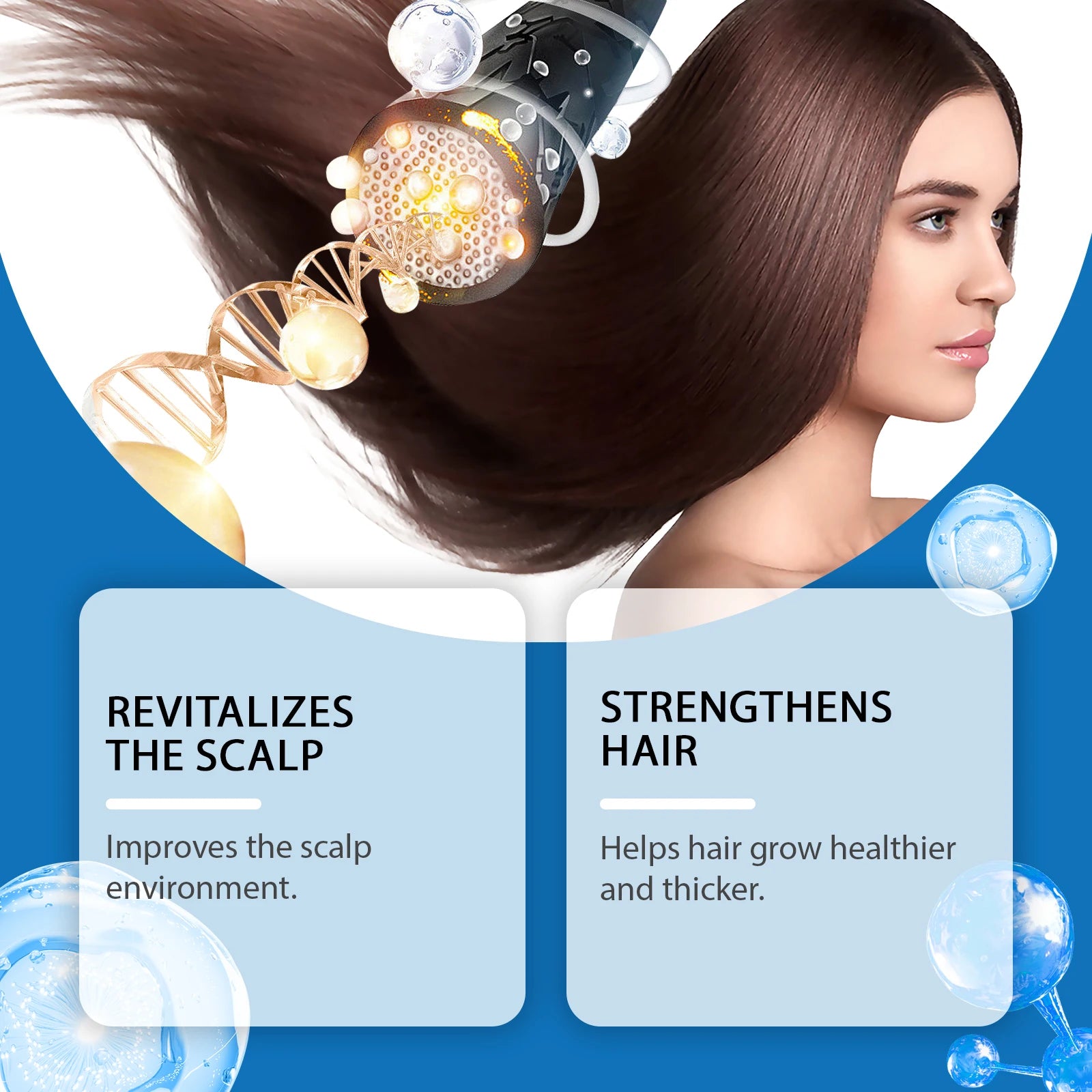 Rosemary Hair Growth Essence Promote Regrowth Reduce Hair Breakage Loss Repair Scalp Nourishes Shiny Hair Hair Strengthening Oil