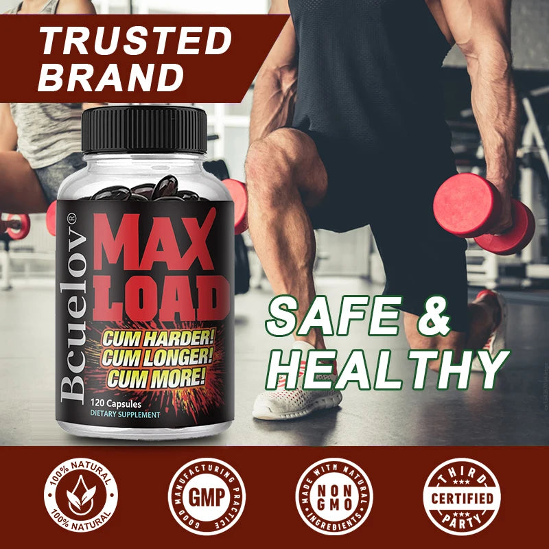Men's Energy Supplement - Daily Energy Supplement, Supports Muscle Mass, Energy and Vitality,Non-GMO