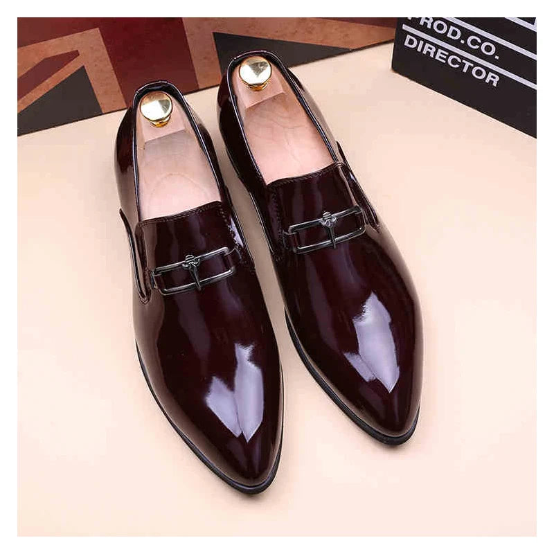 Men's Business Shoes Summer Light Soft Leather Shoes Loafers Slip on Comfortable Dress Shoes for Men Casual Boat Driving Shoe