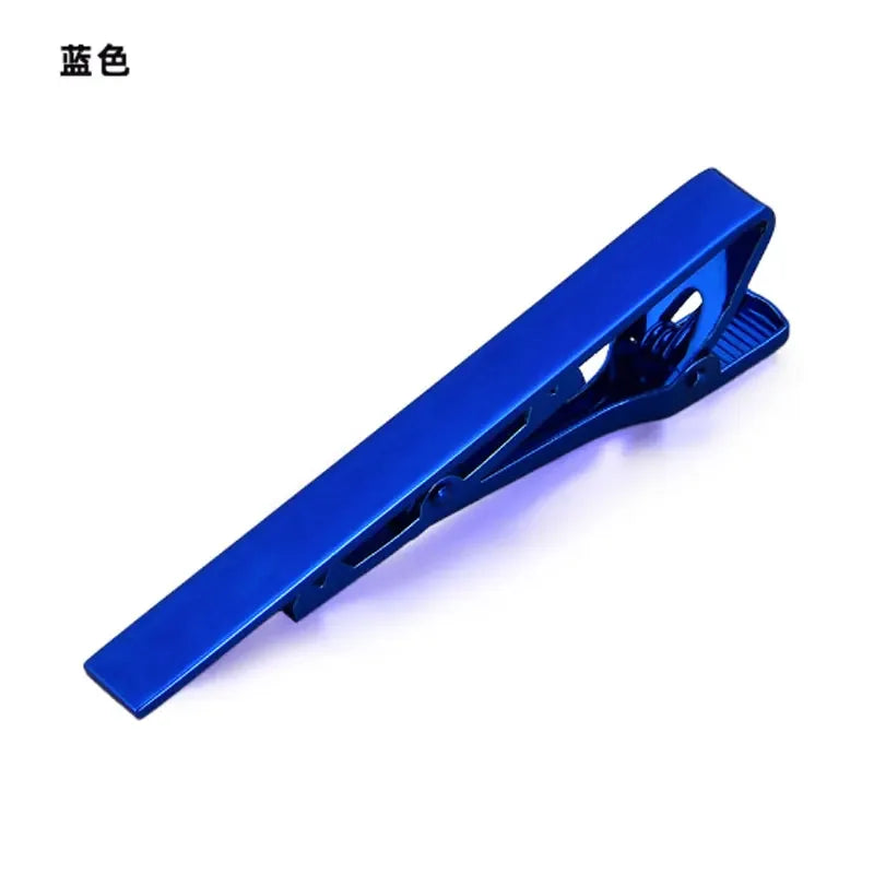 Tie Clip Fashion Style Ties for Men Metal Tone Simple Bar Clasp Practical Necktie Accessories Clasp Tie Pin for Mens Collar Clip