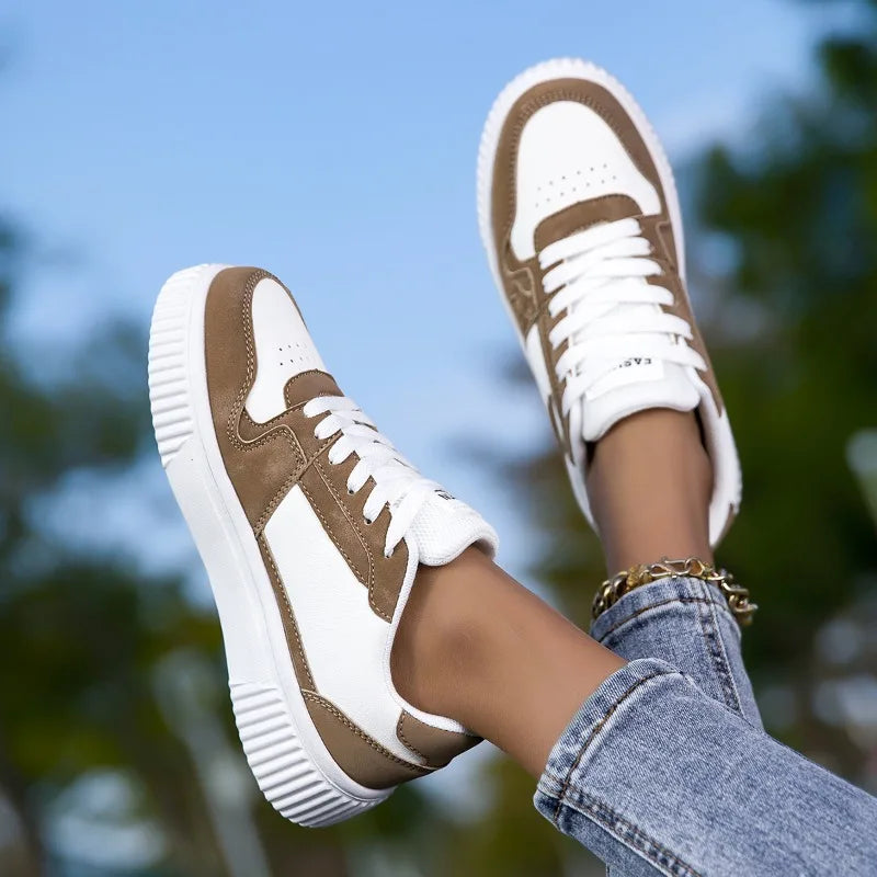 YRZL Unisex Sneakers Non-Slip Platform Shoes Lightweight Walking Shoe Comfortable Women's Casual Vulcanized Shoes Men's Sneakers