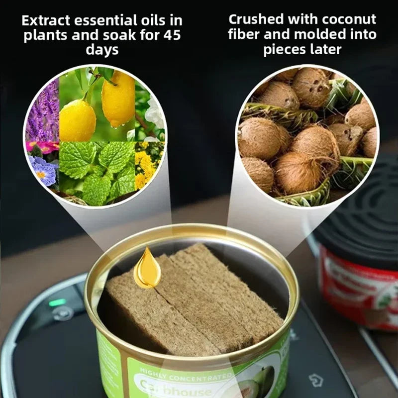 Car Air Freshener Scent Organic Cans Odor Eliminator Essential Long-Lasting,Strong Fragrance For Home Closet