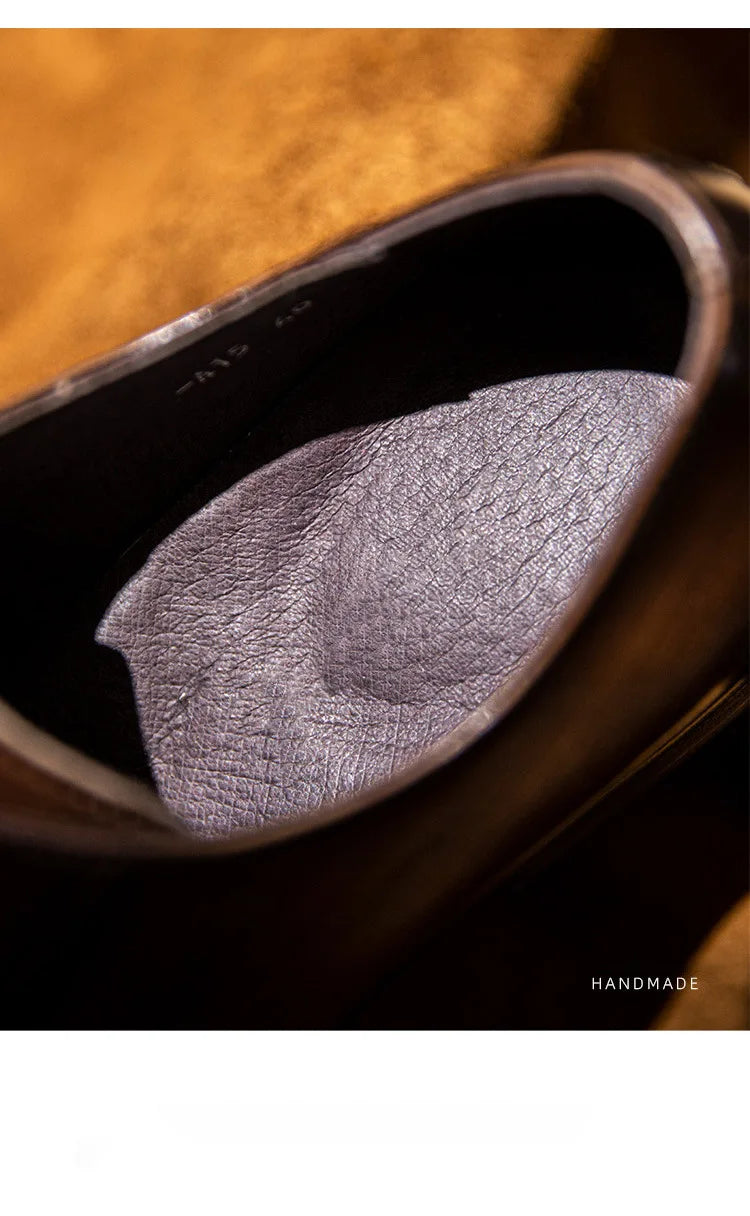 Leather Shoes for Men Luxury Business Men's Shoes High Quality Casual Oxford Dress Shoes Male Lace-Up Office Wedding Formal Shoe