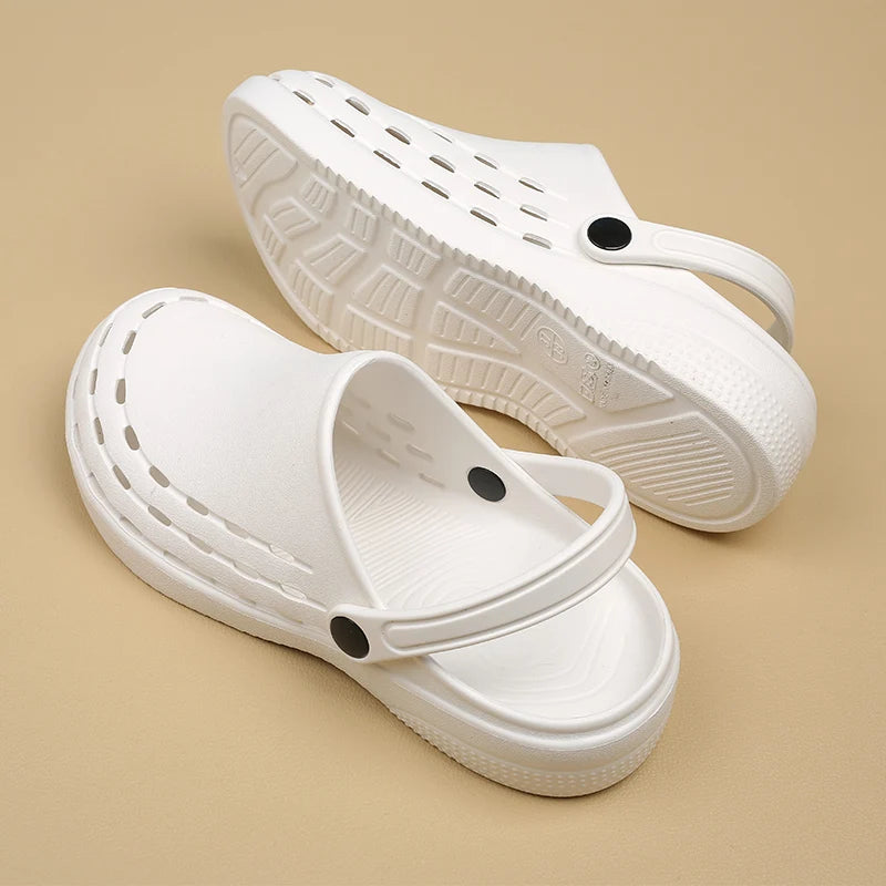 Nursing Scrub Clogs Medical Shoes Comfortable Anti-slip for Professionals Breathable Waterproof Hospital Work Clog X08