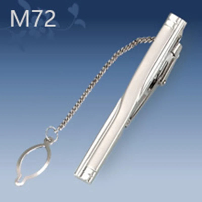 New Tie Clip Fashion Style 1PC Necktie Men Metal Simple Bar Clasp Practical Bowtie Clasp Tie Pin For Mens Gift Accessories