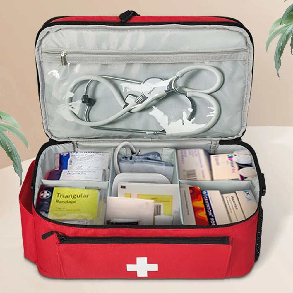 Travel Medicine Bag Empty Medical Storage Bag Pill Bottle Organizer Medication Organizer Medication Travel Case for Household