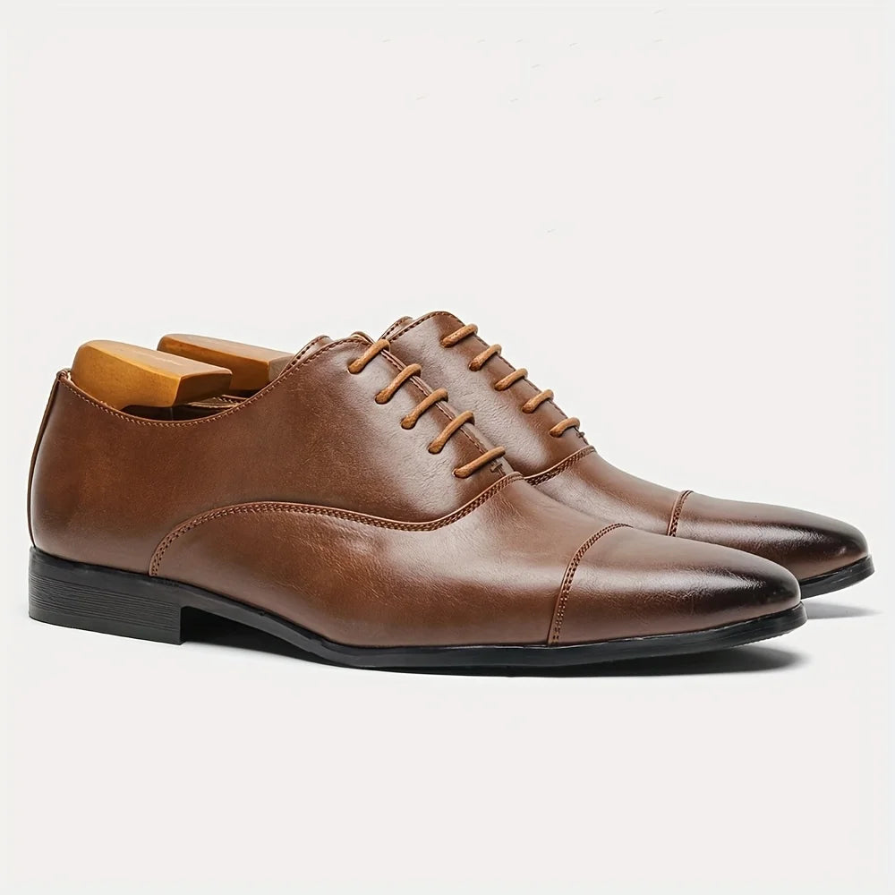 Leather Shoes For Men Gentleman'S Stylish Comfortable Business Formal Shoes Men