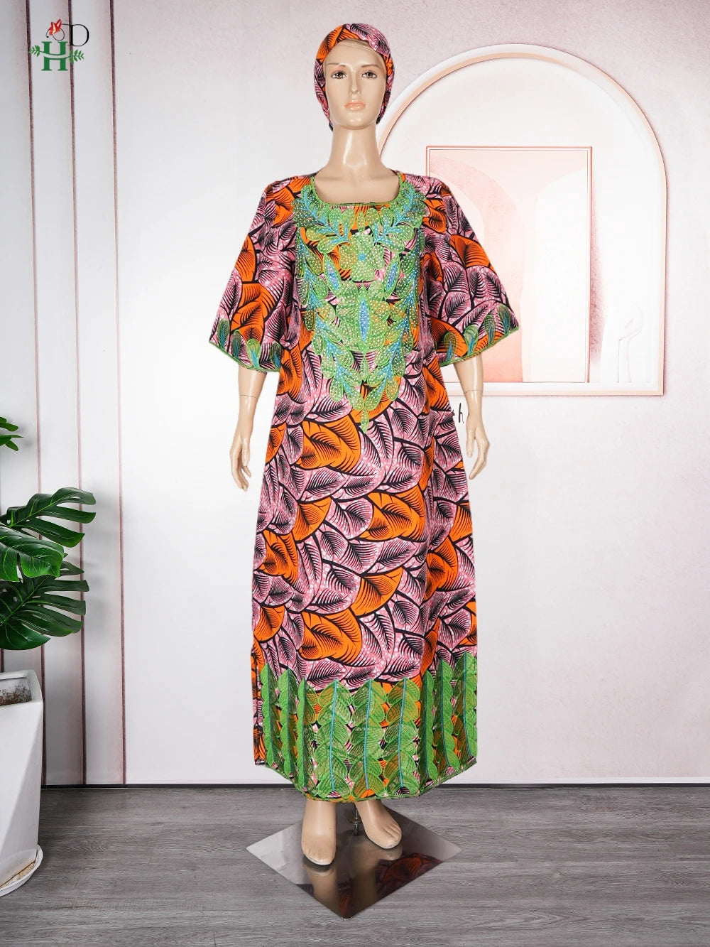 African Dresses For Women Traditional Clothing Embroidery Printed Outfits Bubu Gown Abayas Robe Kaftan Boubou Djellaba 2025 New