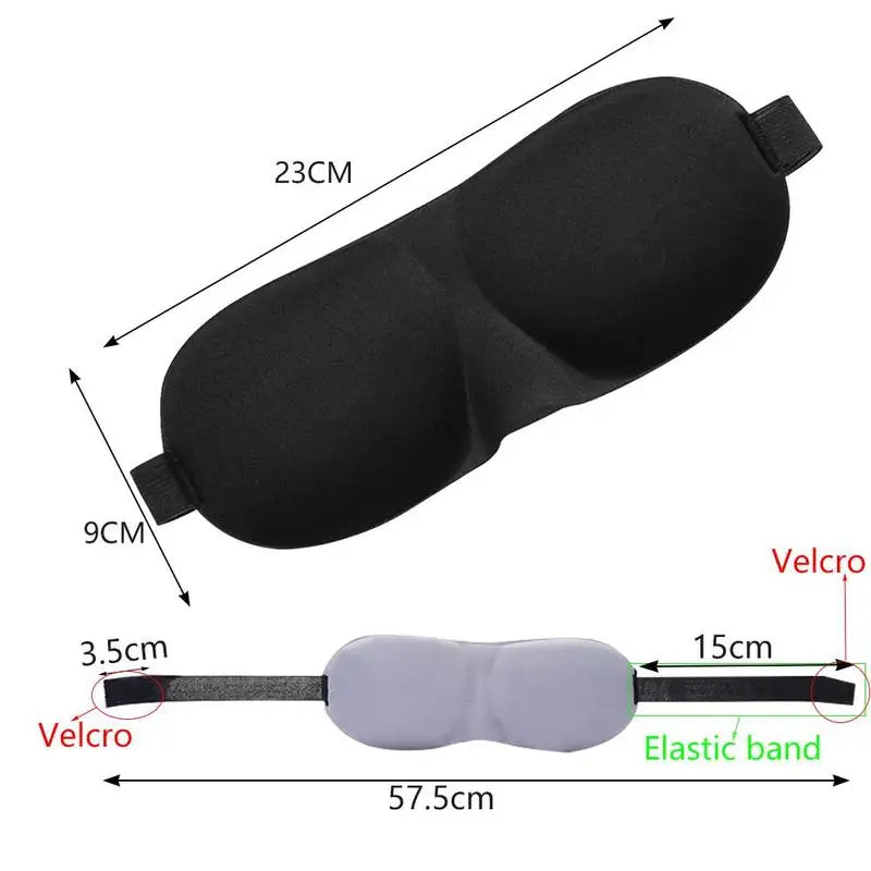 Eye Mask for Sleeping 3D Contoured Cup Blindfold Concave Molded Night Sleep Mask Block Out Light with Women Men